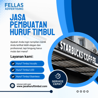 Jasa Pembuatan Huruf Timbul