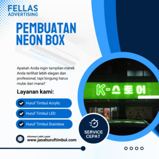 Pembuatan Neon Box