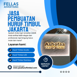 Jasa Pembuatan Huruf Timbul Jakarta