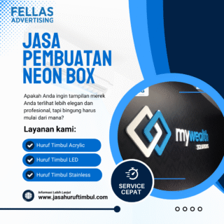 Jasa Pembuatan Neon Box