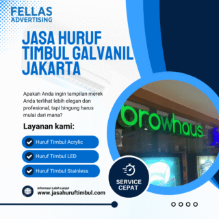 Jasa Huruf Timbul Galvanil Jakarta
