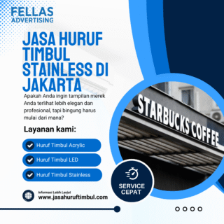 jasa huruf timbul stainless jakarta