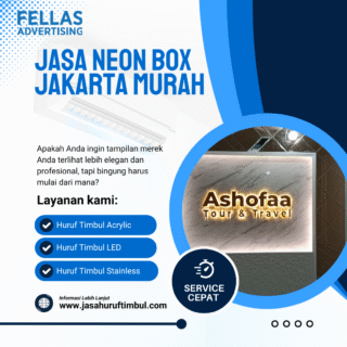 Jasa Neon Box Jakarta Murah