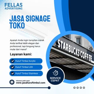 Jasa Signage Toko